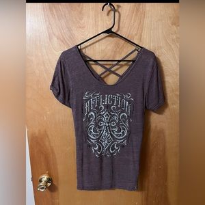 AFFLICTION Women's T-Shirt Size X-Large EXCELLENT CONDITION